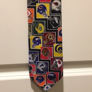 Wally Wear NFL Football team sports Helmet Tie Necktie OS